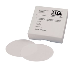 LLG-Filtrierpapiere, quantitativ, Rundfilter
