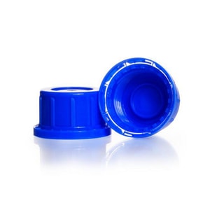 Originalit&auml;tsverschl&uuml;sse, PP blau, GW-Au&szlig;en: 45 mm, VE=100