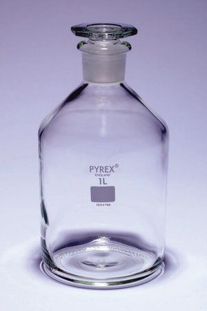 Steilbrust-Enghalsstandflaschen, Pyrex®