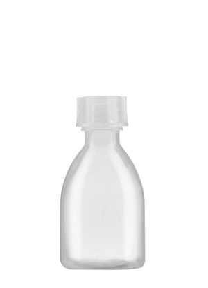 siehe 9072743 + 9072771 LDPE-Enghalsflaschen 30 ml naturfarben, mit Verschluß,