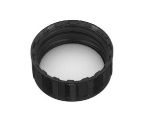 Verschl&uuml;sse f. WH-Beh&auml;lter 23mm ID. schwarz, VE=100