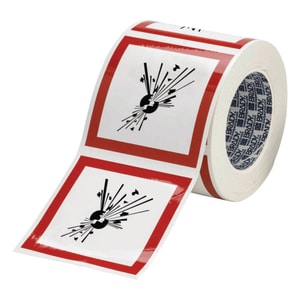 Etiketten mit GHS-Symbolen, Rolle