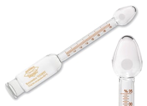 Butirómetro para leche en polvo Teichert con accesorios
