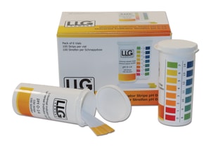 LLG-Universal Indicator strips "Premium", in vial with snap lid