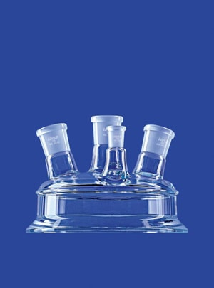 4-Hals-Aufsatz NW 100 3x NS 29/32 - 1x NS 14/23, DURAN