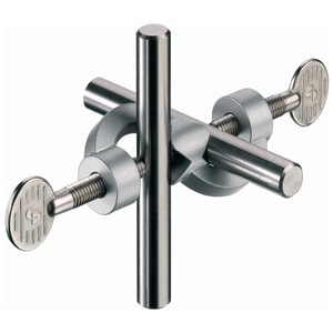 Doppelmuffe, Zinkdruckguss, mit Messingschrauben