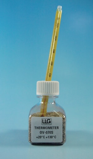 LLG-Exakt-Temp Standard Thermometer mit roter Alkohol-Füllung