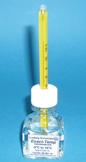 LLG-Exakt-Temp Präzisionsthermometer mit blauer Alkohol-Füllung
