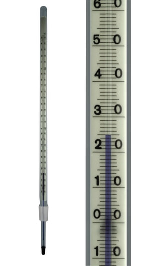 Termometri, giunto normalizzato in vetro