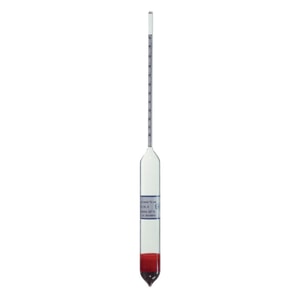 LLG-Precison-Hydrometer, Alcoholmeters, with thermometer, calibratable