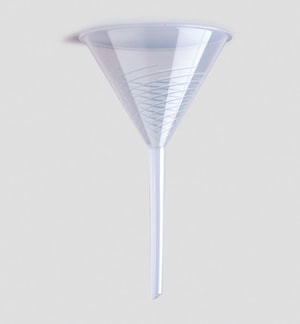 LLG-Fast filtration funnels with internal ribs, PP
