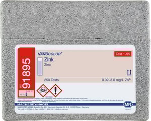 Nanocolor K&uuml;vettentest Zink Chemie - Testsatz UN 3316, 9, II, (E)