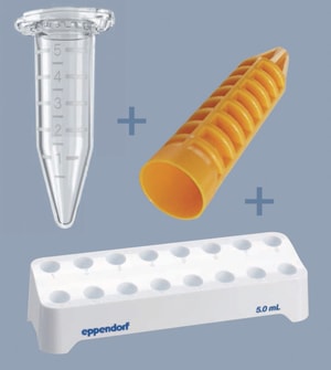 Eppendorf Tubes<sup>®</sup> 5.0 mL, starter pack, with snap caps