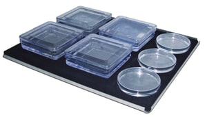 Plattformen f&uuml;r Sch&uuml;ttelinkubatoren ES-20 / ES-80