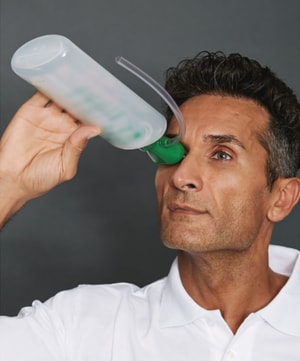 Augensp&uuml;lflasche, Komfort-Ausf&uuml;hrung