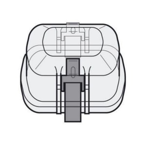 Kappen, aerosoldicht f&uuml;r Rechteckbecher 250 ml