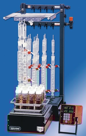 Arbeitsstation SMA-ARM 12 f&uuml;r den Schwermetallaufschlu&szlig; in max.12 Proben gleichzeitig