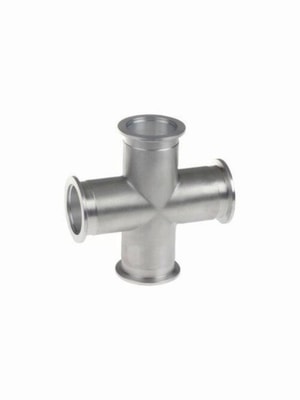Kreuzst&uuml;ck, Edelstahl, KF DN 16/16/16/16