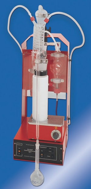 Glassatz GSAB f&uuml;r die Bestimmung von Alkohol in Getr&auml;nken