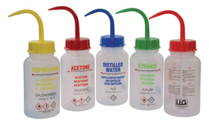 LLG-Spritzflaschen, 500 ml, mit GHS Aufdruck, LDPE