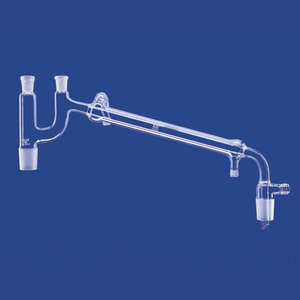 Destillierbr&uuml;cken nach Claisen mit Vakuumvorsto&szlig; und GL-Anschluss, DURAN&reg;-Rohr