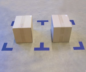 Bodenmarkierungen DuraStripe&reg; Xtreme, abgerundete Ecken