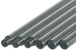 Support rods 18/10 stainless steel