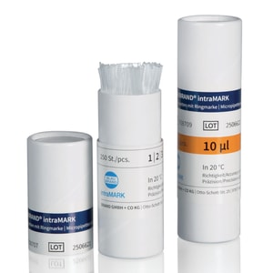 Einmal-Mikropipetten intraMARK, mit Ringmarke