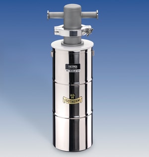 Kühlfalle mit Dewargefäß Typ DSS 2000, Edelstahl 1.4301, zweiteilig, für Flüssigstickstoff