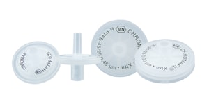 Filtre seringue CHROMAFIL®, Polytétrafluoroéthylène hydrophilisé (H-PTFE)