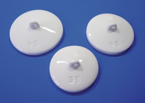 Porcelain lids for LLG-Crucibles, DIN 12904