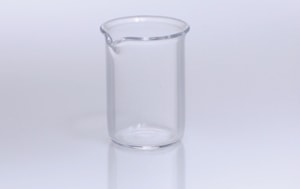 Becher, Quarzglas, niedrige Form