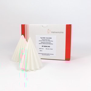 Filtrierpapiere, zur Klarfiltration, Faltenfilter