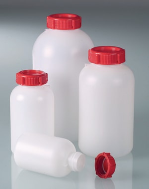 Weithalsflaschen, HDPE, plombierbar
