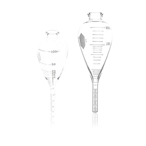 ASTM-Zentrifugengl&auml;ser, birnenf&ouml;rmig, unten zylindrisch, Boro 3.3