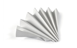 Filtrierpapiere Sorte 602 eh ½, qualitativ, Faltenfilter