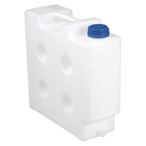 Raumsparkanister Flachmann LaboPlast&reg;, PP, mit Gewindestutzen