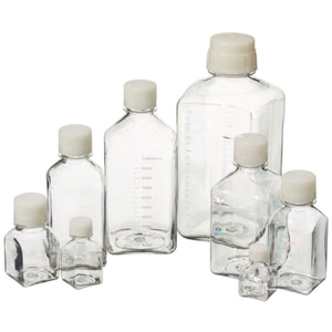 Medienflaschen Nalgene&trade;, PETG, quadratisch, mit Schraubverschluss, HDPE