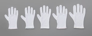 Baumwoll Handschuh, weiß