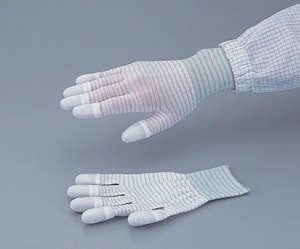 Leitfähige Handschuhe ASPURE LINE, PU-beschichtet, weiß, antistatisch, Nylon