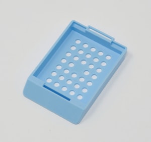 Einbettkassetten PrintMate, Porenstil rund, ohne Deckel