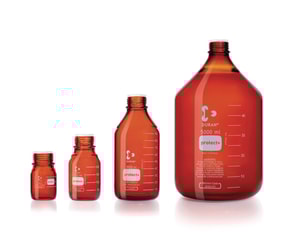 Laborflaschen protect+ DURAN&reg;, mit Retrace code, braun