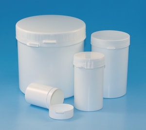 LLG-Sample containers, PS/PP, with tamper-evident cap, LDPE/PP