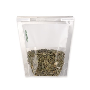 Stand-Up Beutel, TWIRL&rsquo;EM, mit Beschriftungsfeld