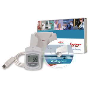 Datenlogger mit internem Temperaturf&uuml;hler EBI 20-T1-Set