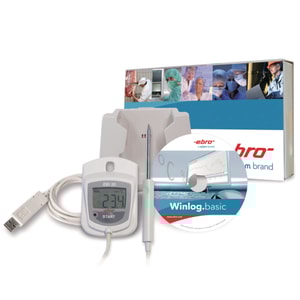 Datenlogger mit externem Temperaturf&uuml;hler EBI 20-TE1-Set