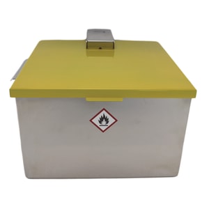 Reinigungsbeh&auml;lter, Edelstahl V4A, quadratisch