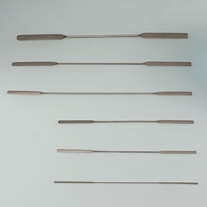 Mikro-Doppelspatel, Edelstahl