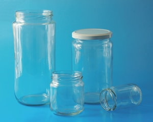 LLG-Weithalsgläser, Glas