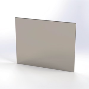 Spiegel aus Edelstahl, 2P spiegelpoliert